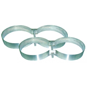 Beaver Pair Standard 45mm Wide Cylinder Twinning Bands