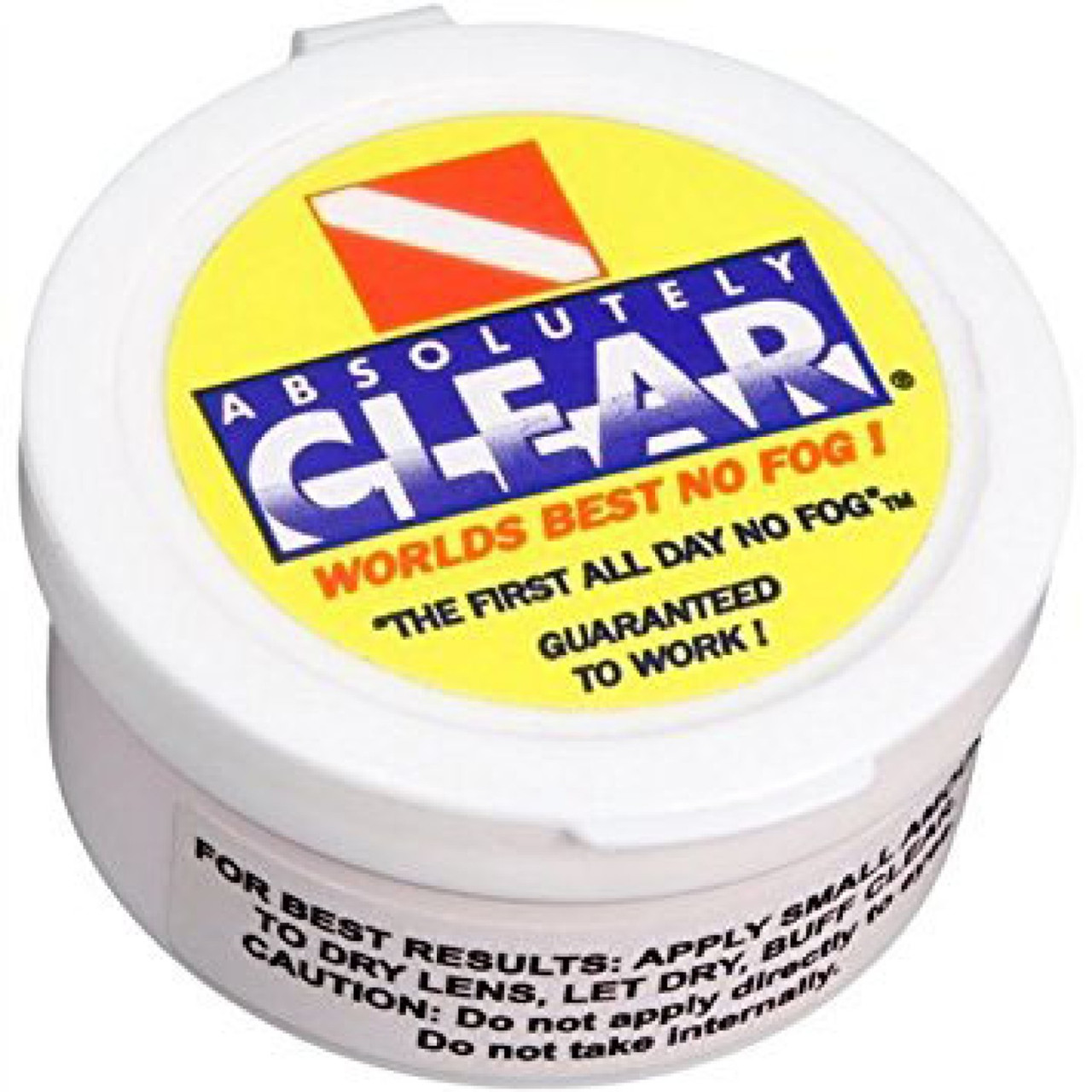 Absolutely Clear Defog Cream - 39g Tub - Mad Dive Shop Ltd